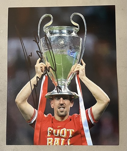 Franck ribery hand signed 10x8 - franck,