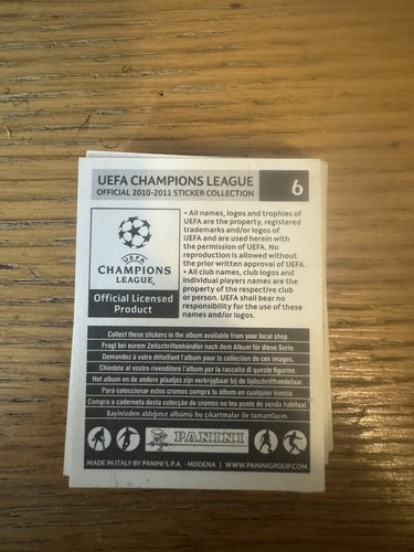 Panini champions league - panini,