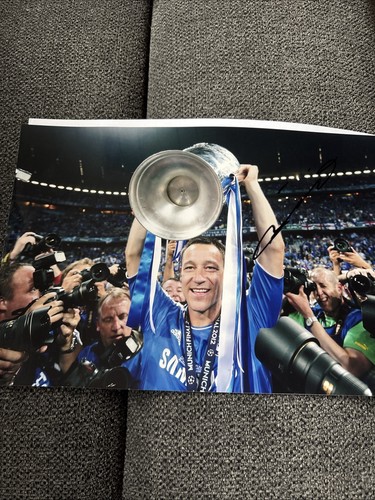 John terry signed photo with - terry,